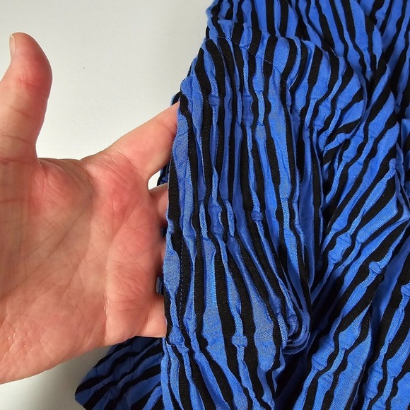 Habitat Open Cardigan Womens Medium Blue‎ Textured Stretch Sweater Office Preppy - Picture 8 of 12